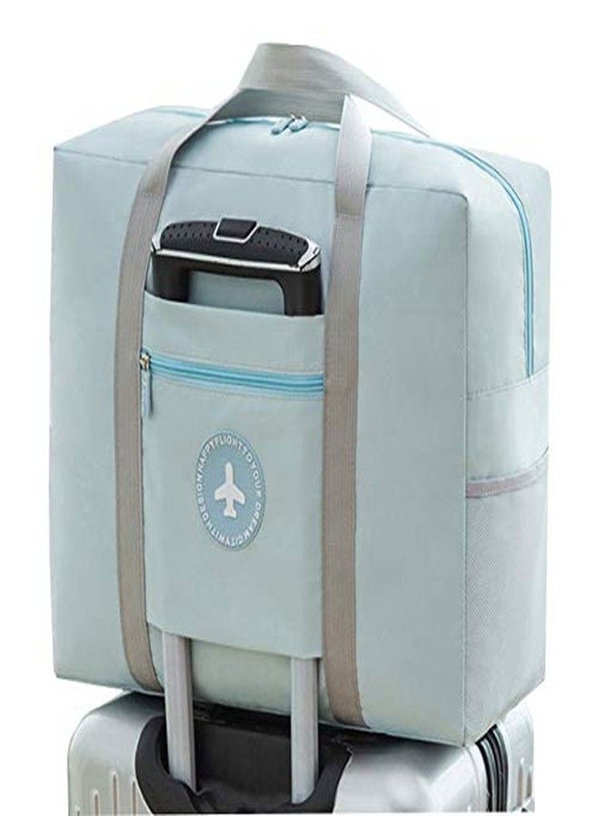 ستايليز حقيبة سفر ستايليز المصنوعة من البوليستر، قابلة للطي، للجنسين، مقاومة للماء، قابلة للطي، منظم سفر (S11092_أزرق سماوي) - Image 1